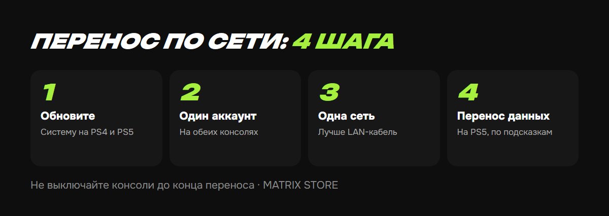 Как перенести игры с PS4 на PS5 пошагово